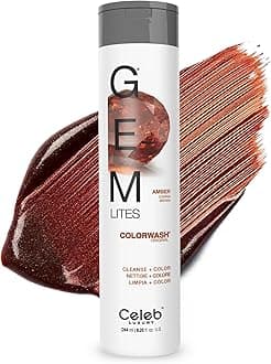 Celeb Luxury Colorwash Color Depositing Shampoo - Color Refresher, Vegan Hair Dye, Bondfix Bond Rebuilder, Viral and Gem Lites