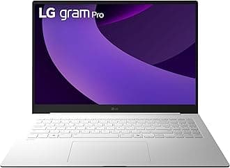 gram Pro 16-inch Thin and Lightweight Laptop Computer, AI-Enabled Intel Evo Edition Powered by Intel Core Ultra7(Series 2) 255H Processor, Windows 11 Home, 16GB RAM, 1TB SSD - Essence White
