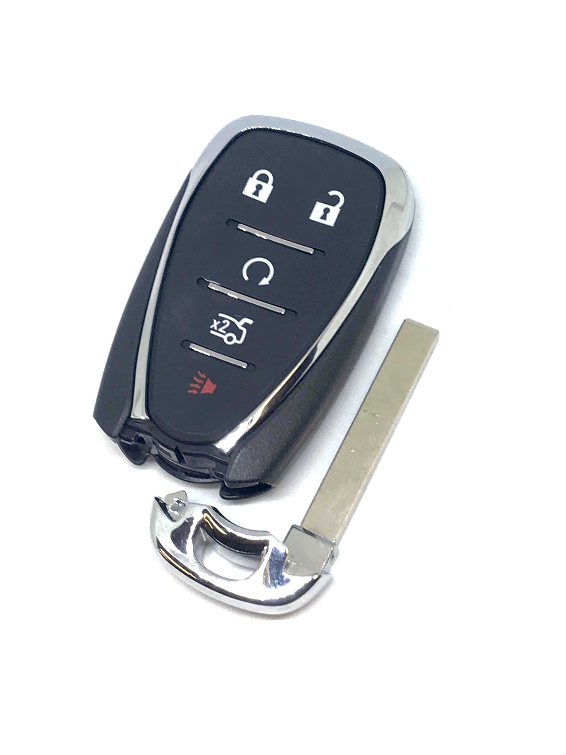 REMOTE STORE Bundle 5 Button Chevrolet Smart Keyless Entry Uncut Key & Duracell Battery