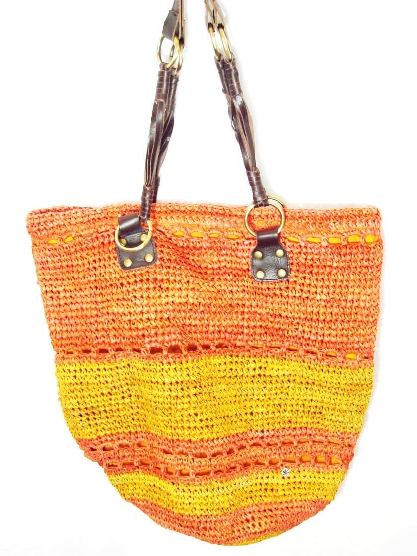FLORA BELLA STRAW HANDBAG