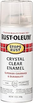 Rust-Oleum 7701830 Stops Rust Spray Paint, 12 oz, Gloss Crystal Clear