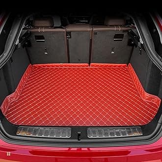 Car Trunk Mat for Kia Optima 2005 2006 2007 2008, Custom Fit PU Leather Cargo Liner, All-Weather Waterproof Rear Trunk Liner Protector, Auto Interior Accessories