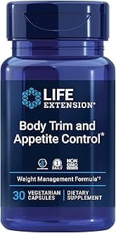 Body Trim and Appetite Control, Lemon Verbena, Hibiscus, Healthy Weight, Promotes Satiety, Weight Management, Gluten Free, Non-GMO, 1-Daily, Vegetarian, 30 Capsules