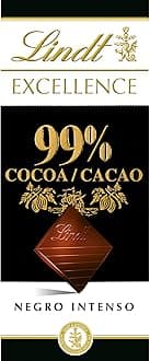 Lindt 99% Cocoa Dark Noir Absolut Chocolate - 50 Grams