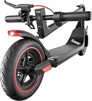 Electric Scooter Adults & Big Kids, 500/650 Peak Power, Up to 15/18/25 Miles Range, 19/22/25 MPH Top Speed, Cruise Control, Dual Braking System, Foldable E Scooter for Commuting & Campus Use