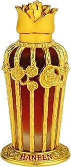 Al Haramain Haneen 25ml Concentrated Attar Oil | Luxury Arabian Fragrance | Perfume Oil for Women and Men | Long-Lasting Alcohol-Free Scented Oil | Oriental, Floral, Woody & Amber Notes