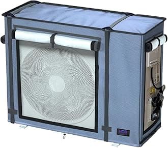 Mini Split Cover for Outdoor Units,38.2"L x 17"W x 32.7"H,AC Protector for 24000-36000 BTU,600D Waterproof Air Conditioner Cover,Grey.