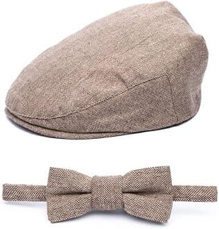 Born to LoveBaby Boy's Hat Tan and Brown Driver Cap