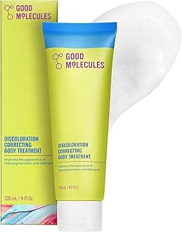 Good Molecules Discoloration Correction Body Treatment - Cream with Tranexamic Acid Ester Salt, LHA and Niacinamide - Anti-Aging Skin Care for the Body