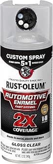 2X Automotive Enamel Custom Spray 5-in-1 Spray Paint, 12 oz, Gloss Clear