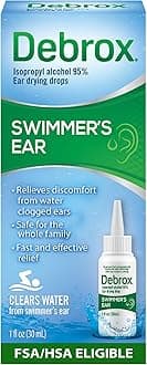 Swimmer's Ear Drying Drops for Adults and Kids, 1 Fl Oz (Pack of 1)