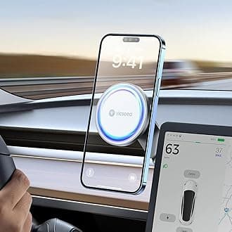 VICSEED phone holder for model 3 model Y, foldable phone holder hidden for all phones and model 3 accessories, model Y accessories