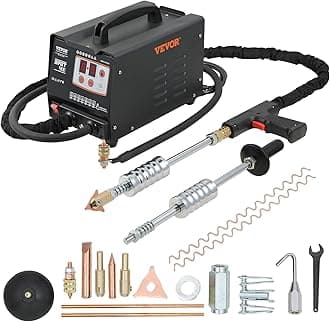 VEVOR 90E Stud Welder Dent Repair Kit, Professional Dent Removal with 110V Spot Welder and Slide Hammer Dent Puller for Auto Body Dent Repair