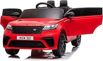 Kids Electric Ride-On Car,12V Licensed Land Rover with Remote Control,MP3 Player and Rocking Function for Ages 4-8