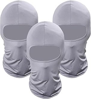 Pukavt 1-6 Pack Balaclava Face Mask, Ski Mask for Men Women, UV Protection Windproof Scarf for Motorcycle Snowboard Cycling