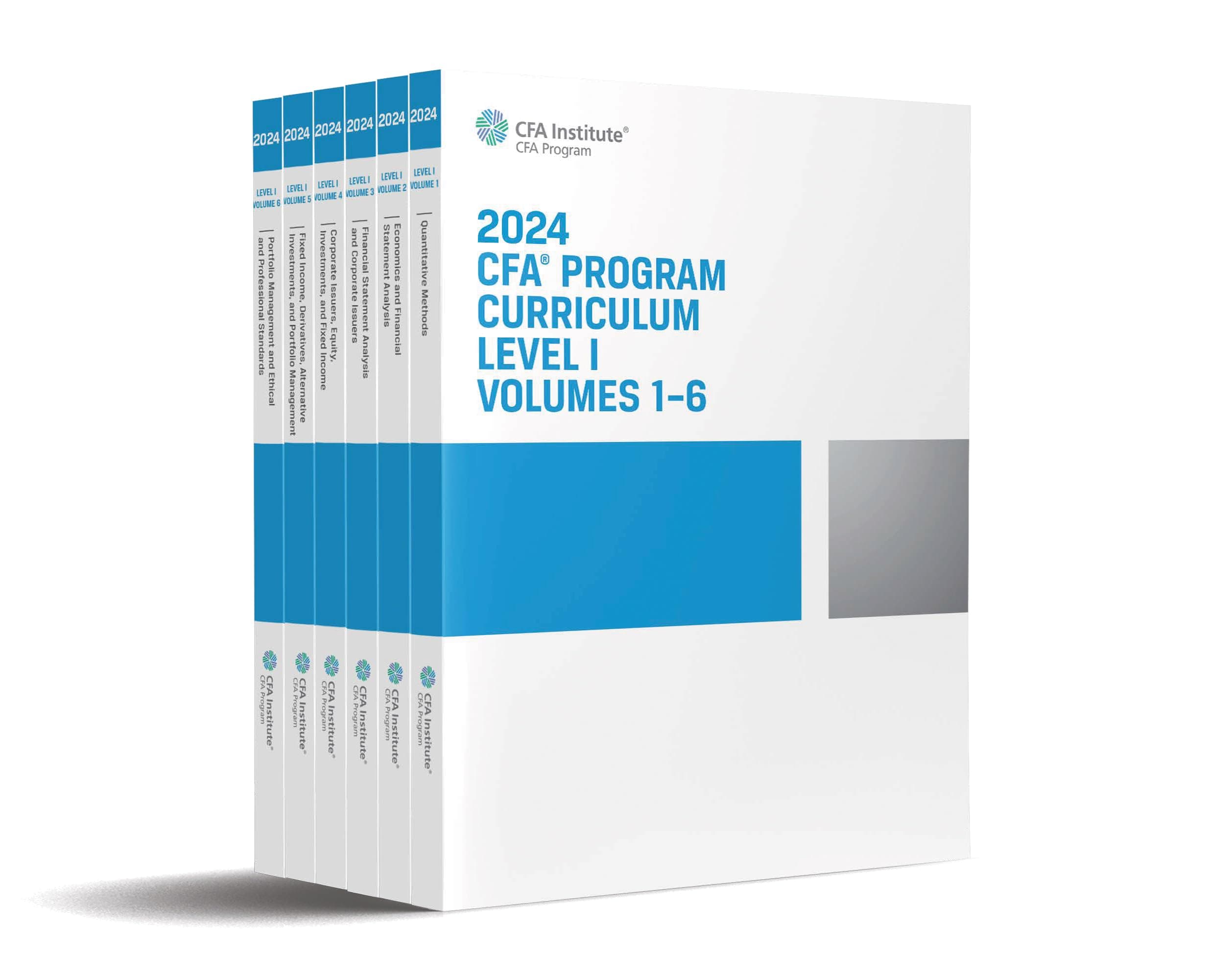 2024 CFA Program Curriculum Level I Box Set Paperback – May 23, 2023