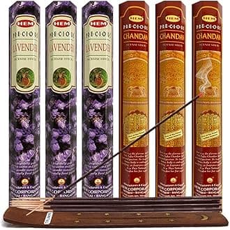 Precious Lavender Incense Sticks and Precious Chandan Sandalwood Incense Stic...