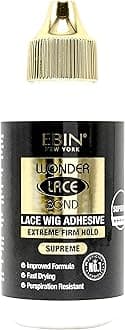 Wonder Lace Bond Supreme Hold Lace Wig Glue 90 ml Supreme, Maximum Strength, Waterproof, Quick Drying, Latex Free, Long-Lasting Invisible Wig Adhesive for Professional Use