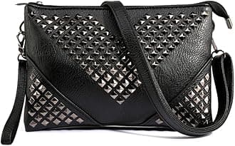 WUXINGMEILIElegant Daily Casual Clutch Bag Purse For Women 2019, Womens Leather Party Wristlet Handbag Black Clutch Purses