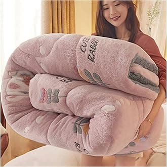 Down Duvet, Cashmere Quilt, Quilt/quilts, Comforter, Winter Quilt Thicken Lamb Cashmere Duvet for All Seasons, Soft and Durable Heavy Quilts, Machine Washable,J,150x200cm(3.5kg) [Energy Class A]