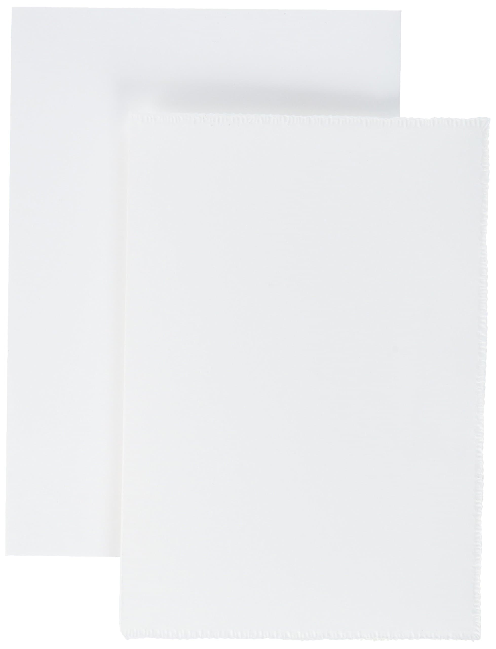 Paramount RSVP Folder Feux Deckle Edge Set, White