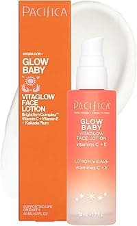 Pacifica Beauty | Glow Baby Vitaglow Hydro Face Lotion, 1.7 fl oz. | Daily Face Moisturizer | Brightening and Glowing Skin | 100% Vegan and Cruelty Free | Paraben and Sulfate Free | Clean Skin Care