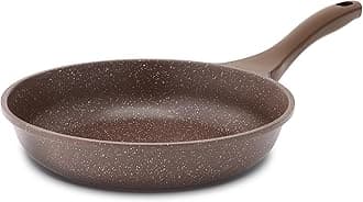 SENSARTE Nonstick Frying Pan Skillet, Omelette Pan, Healthy Stone Cookware Chef's Pan, PFOA Free, Toffee Brown (12.5 Inch)