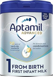 Advanced 1 First Infant Baby Milk Powder Formula, from Birth, 800g