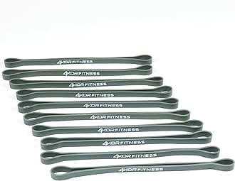 Resistance Loop Band Set by 4KOR Fitness, Perfect for CrossFit, Yoga, Physical Therapy, and Booty Building