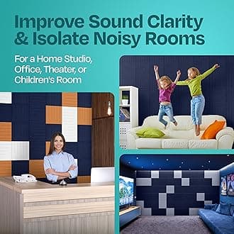 Ekkogo carve 3 Square Poly-fiber Beveled (12 Pack) 30cm Denim Blue