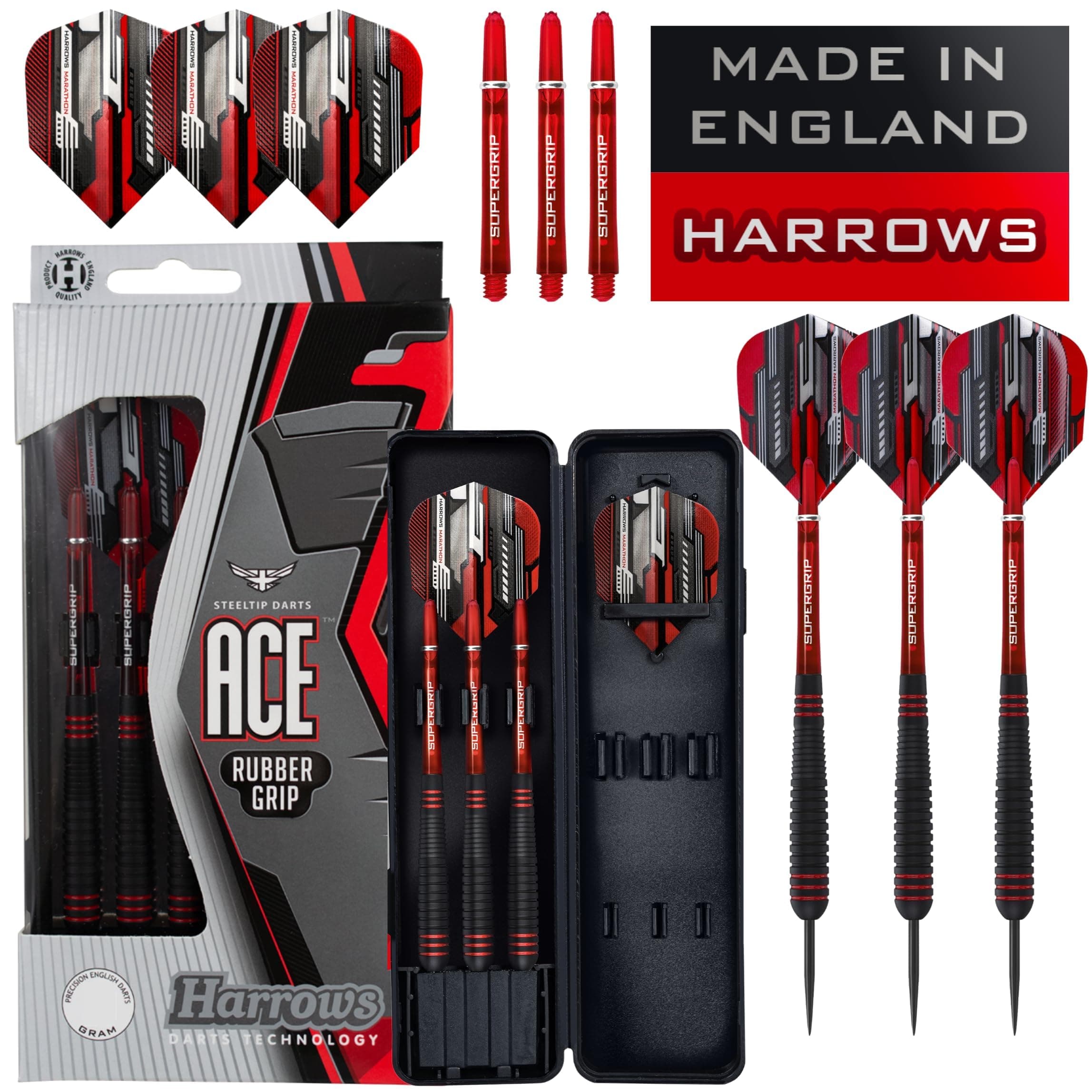 Harrows Ace Rubber Grip Darts