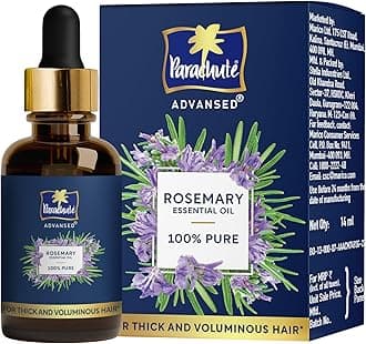 Rosemary Essential Oil | 100% Pure | Hair Growth & Hair Fall Control | Thick & Voluminous Hair | Moisturises dry hair, Reduces hair breakage, Improves hair Resilience | 14ml