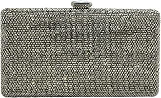 Boutique De FGG Crystal Evening Bags for Women Formal Party Box Clutch Wedding Rhinestone Handbags Bridal Clutch Purse,Mini