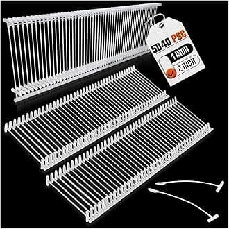 5040Pcs Tagging Gun Fasteners – 2" Transparent Plastic Tagging Gun Refill for Standard Taggers, Flexible & Easy to Use – All Standard Price Tag Gun for Clothes, Garments, Toys, Luggage & More
