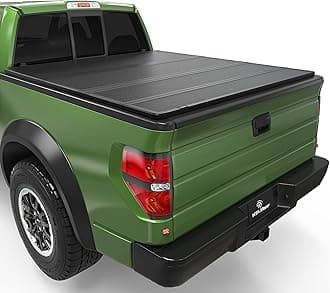 YITAMOTOR Quad Fold Hard Truck Tonneau Cover Fits for Ford F-150 F150 2015-2025 with 5.5ft Bed, Heavy-Duty Aluminum Alloy Bed Cover