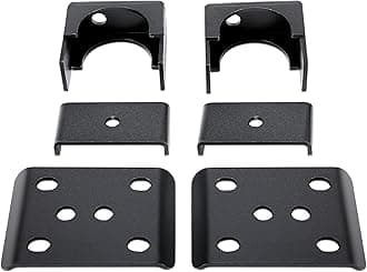 KUAFU 6" Rear Axle Flip Lowering Drop Kit Compatible with 1999-2007 C1500 1500 Silverado Sierra 2WD / 4WD Rear Axle Flip Kit Powder Coated Steel Black