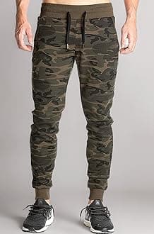 Peppyzone Men's Cotton Camouflage Slim Fit Track Pants for Men & Joggers | Durable Sports Trackpant – Ideal for Gym, Casual, Running & Active Wear | Men Trackpants