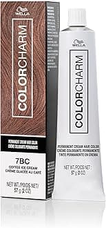 COLORCHARM Permanent Cream Hair Dye | Brown Hair Color | Medium to Golden Caramel, Cool Natural, Brunette Shades | 100% Gray Coverage | Vegan, Free of Phthalates & Parabens | 2 oz.
