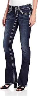 Miss Me Thick Stitch Bootcut Jean