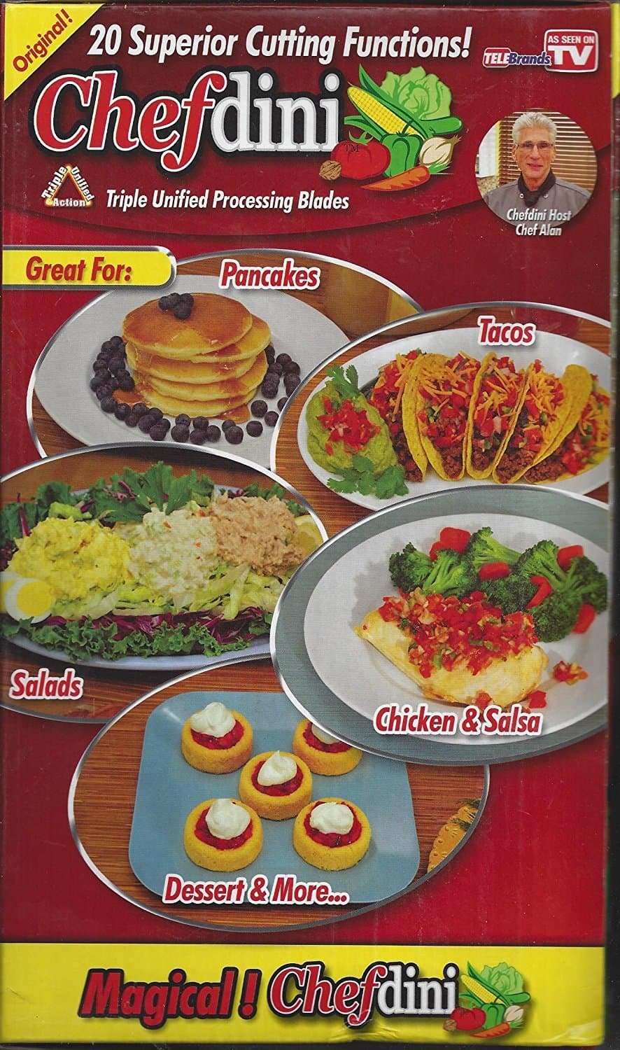 Chef Dini Triple Unified Processing Blades