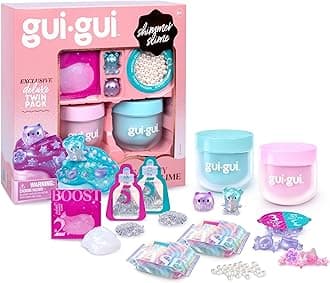 Gui Gui Deluxe Twin Pack, Fun & Creative DIY, Personalize Your Slime, Includes Slimy With Decorative Embellishments, Sensory Play, Craft Your Own Unique Creations
