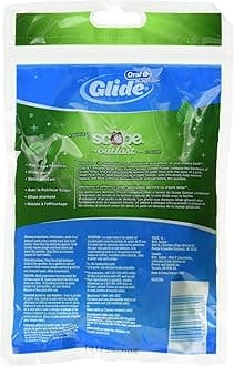 Glide Plusx 40mm Outlast Floss Picks Long Lasting Mint, 75 Count (Pack of 3)