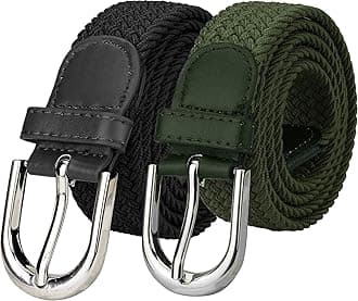 ZORO Woven fabric Braided Stretchable Belt for Men | Formal/Casual