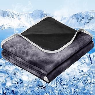 inhand Cooling Blanket King Size (90"x108"), Cooling Blankets for Hot Sleepers, Absorbs Heat to Keep Adults Cool for Summer Nights Sweats, Thin Cold Lightweight Blanket for Couch Bed, All Season Use