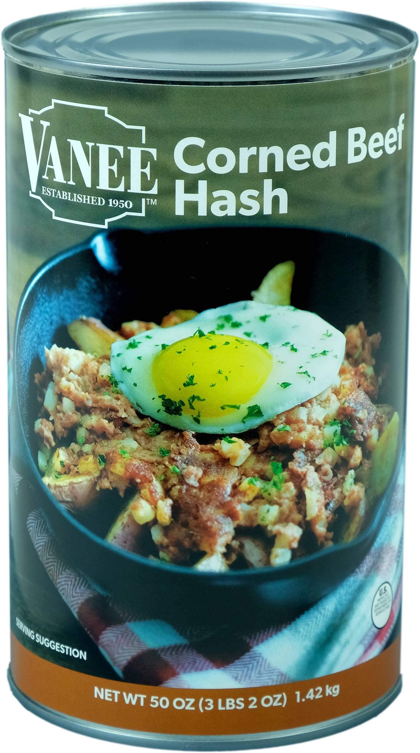 Beef Corned Hash -- 12 Case 50 Ounce