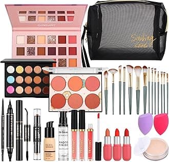 Makeup Sets for Women, Cosmetic Make Up Starter Kit With Storage Bag Portable Travel Make Up Set for Girls Palette Eyeshadow Foundation Lip Gloss for Teenage & Adults(Style B)
