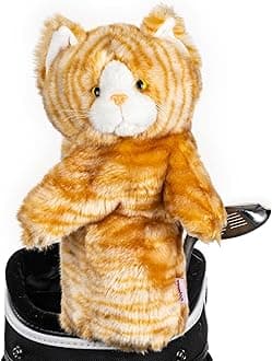 Daphne's Calico Cat Novelty Headcover, Gold