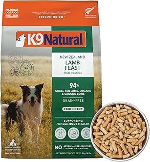 Grain Free Freeze Dried Dog Food - Lamb, 4lb