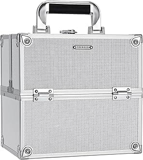 Frenessa Makeup Train Case - Silver
