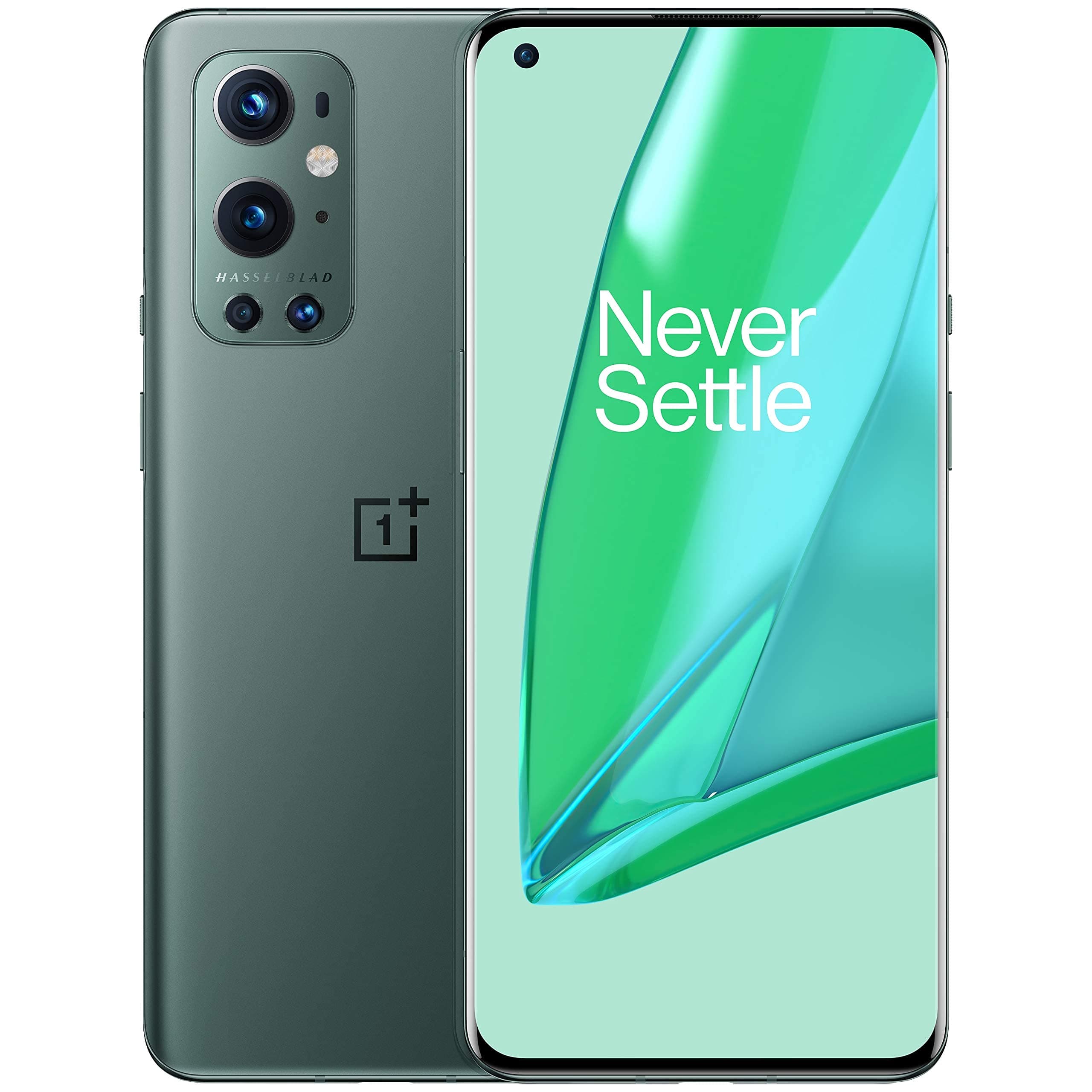 OnePlus 9 Pro, 5G Android Smartphone U.S Version,12GB RAM+256GB Storage,120Hz Fluid Display,Hasselblad Quad Camera, Fully Unlocked (Pine Green) (Renewed)